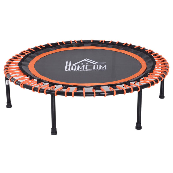 online Trampoline Fitness pour Intérieur et Extérieur Noir et Orange Ø101.6x25 cm