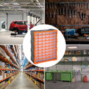 Cassettiera Box per Accessori Minuteria Arancione 38x16x47.5 cm 