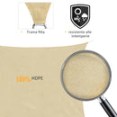 Tenda Vela da Giardino Triangolare 5x5x5m Beige 