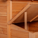 Pollaio Gabbia per Galline da Giardino con Ruote e Nidificazione in Legno 213x91x122 cm 