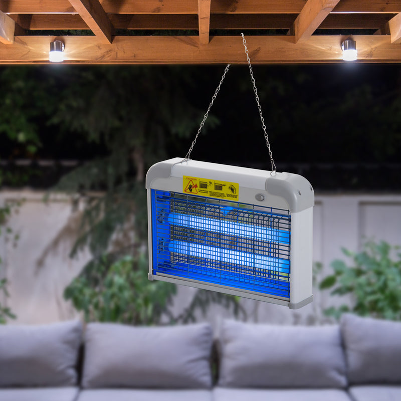 Zanzariera Elettrica 20W 37.5x8.5x26.5 cm 