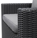 Set 2 Poltrone da Giardino 83x68x71,5 cm in Resina Keter California Antracite