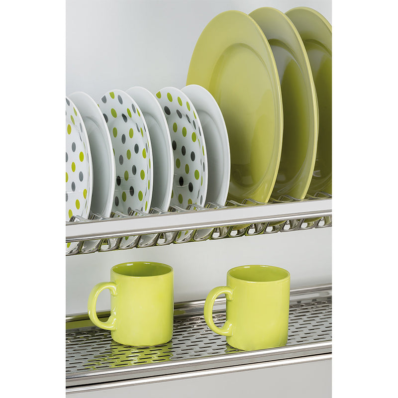 Scolapiatti Colapiatti per Mobile Cucina 70 cm in Acciaio Inox con Raccogligoccia Emuca