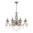 Lampadario Royal Classic in Metallo Grace Ottone