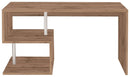Scrivania con 2 Ripiani 140x60x77,5 cm Esse Quercia Wotan