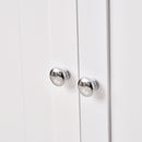 Mobiletto da Bagno 2 Ante Bianco 60x30x80 cm 