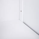 Mobiletto da Bagno con Anta e Cassetti Bianco 56x30x83 cm 