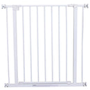 Cancelletto di Sicurezza per Animali Domestici Bianco 76x72-82 cm 