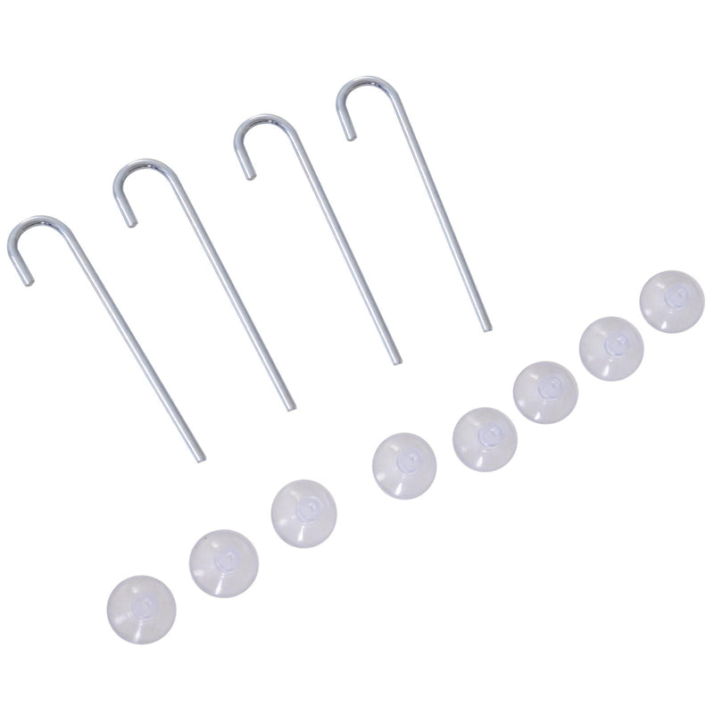 Recinto in Metallo per Animali Domestici per Esterno Bianco 8 Elementi 80x80 cm 