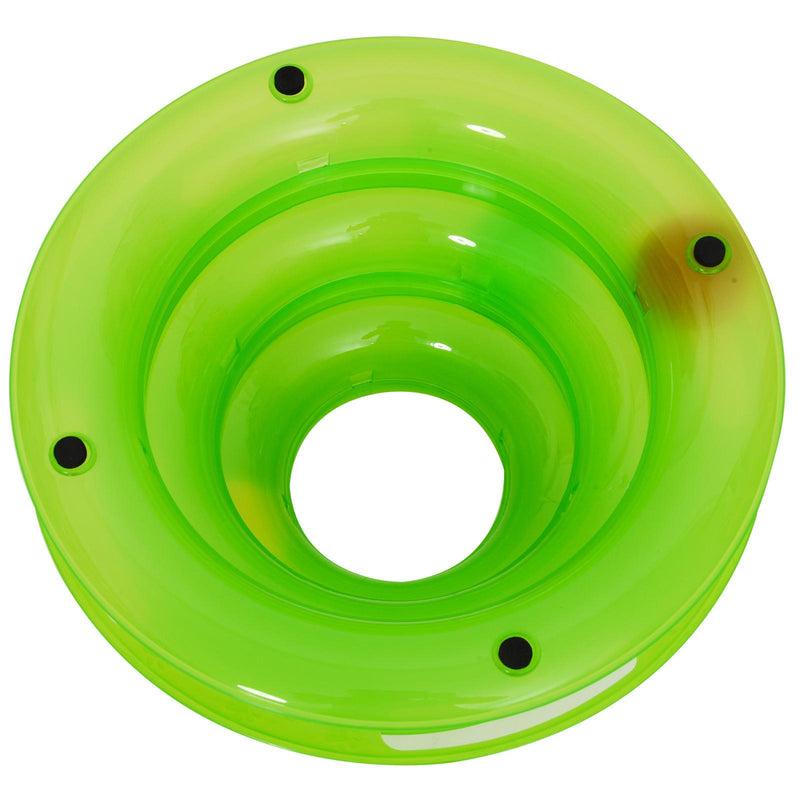 Torretta per Gatti a Tre Livelli con Palline Gioccatolo Verde 