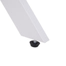 Scrivania per Ufficio in Acciaio Rovere e Bianco 105x56x75 cm 