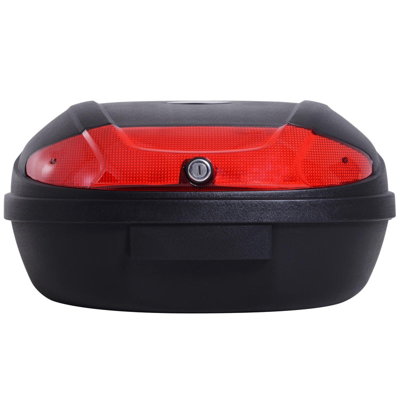 Bauletto Universale per Scooter e Moto Nero 52L 59.5x43.5x31 cm 