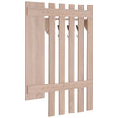 Mobile per Ingresso Scarpiera Appendiabiti e Specchio in Legno 