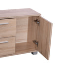 Mobile per Ingresso Scarpiera Appendiabiti e Specchio in Legno 