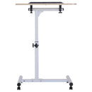 Tavolino da Lavoro Inclinabile in Legno e Metallo 60x40x64-90 cm 