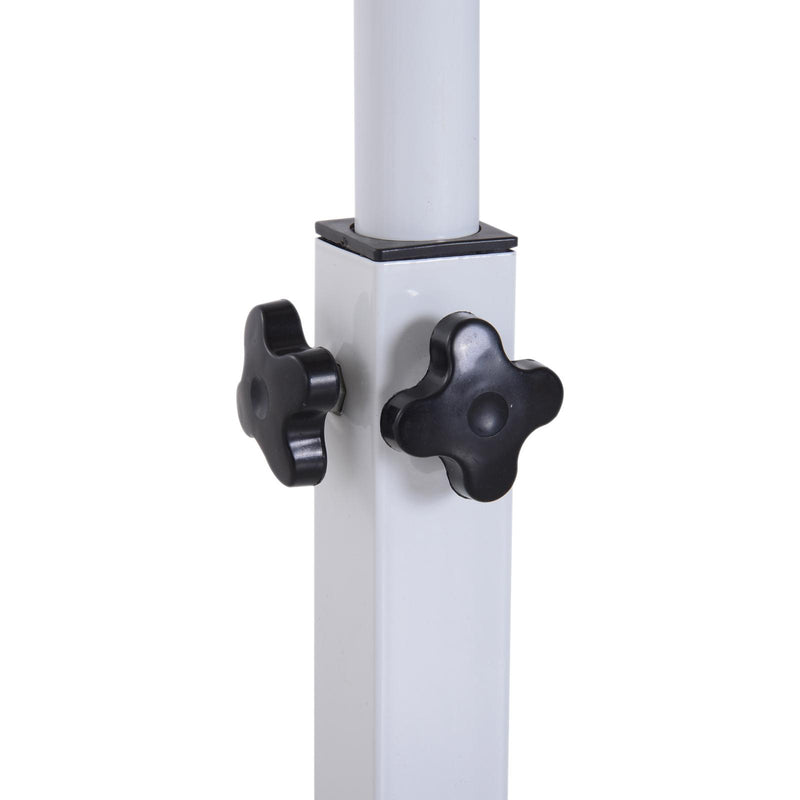 Tavolino da Lavoro Inclinabile in Legno e Metallo 60x40x64-90 cm 