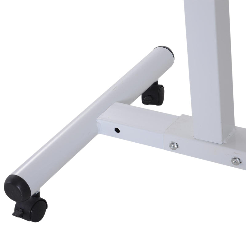 Tavolino da Lavoro Inclinabile in Legno e Metallo 60x40x64-90 cm 