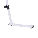 Scrivania Tavolino Porta Pc da Ufficio  in Legno e Metallo 80x40x45-65.5 cm 