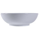 Lavabo da Appoggio in Ceramica Smaltato Design Moderno Bianco 42x42x14 cm 