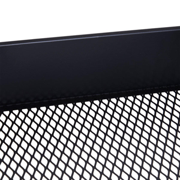 Desserte de cuisine polyvalente peu encombrante 3 niveaux en acier noir 44x38x88 cm sconto