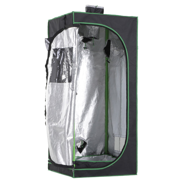 Grow Box Tente de culture hydroponique 60x60x140 cm avec éclairage Mylar Lights Zippers acquista