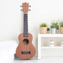 Ukulele Soprano in Legno di Sapelli 53 cm con Testa in Okoume  Hawaiano