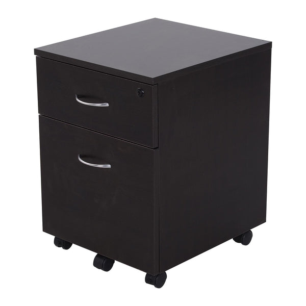 Classeur de bureau en bois 2 tiroirs pour serrure de sécurité noire A4 online