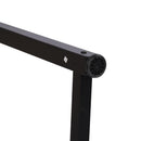 Scrivania da Ufficio 120x60 cm in Metallo  Natural Nera