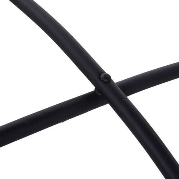 acquista Table basse ronde en métal Ø62x55 cm Industrial Black