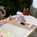 Vassoio Allungabile da Vasca da Bagno in Legno di Bambù 73.5-108Lx23x6 cm  Wood