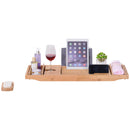 Vassoio Allungabile da Vasca da Bagno in Legno di Bambù 73.5-108Lx23x6 cm  Wood