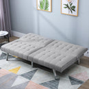 Divano Letto 2 Posti 98x181x79 cm in Tessuto  Grigio