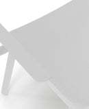 Set 4 Sedie 61x51,5xH82 cm in Legno e Metallo Woody capotavola Bianco