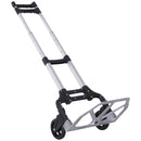 Carrello Portapacchi Pieghevole Max 70kg in Alluminio 