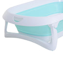 Vaschetta Bagnetto per Neonati Antiscivolo Pieghevole con Scarico  Azzurro