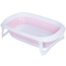 Vaschetta Bagnetto per Neonati Antiscivolo Pieghevole con Scarico  Rosa