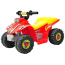 Quad Elettrico per Bambini 6V  Rosso e Giallo