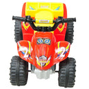 Quad Elettrico per Bambini 6V  Rosso e Giallo