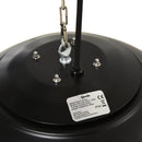 Stufa da Esterno Lampada Riscaldante Elettrica a Sospensione Led 1500W 