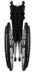 Sedia a Rotelle Pieghevole ad Auto Spinta in Acciaio Rizzetti 