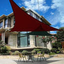 Tenda Vela da Giardino Triangolare Rizzetti Amaranto Varie Misure