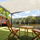 Tenda Vela da Giardino Quadrata Rizzetti Avorio Varie Misure