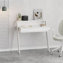 Scrivania da parete 94x50x91 cm Cowork bianca con cassetto