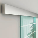 Porta Scorrevole Vetrata 90x205 cm Smerigliata e Satinata 