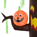 Decorazione Halloween Albero Gonfiabile 240 cm con LED 