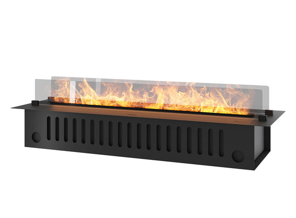 Camino a Vapore Elettrico da Incasso 120x48,5x33 cm Invapo con LED RGB Nero prezzo