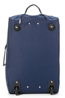 Trolley Valigia Bagaglio a Mano Morbida 2 Ruote Rizzetti Blu