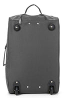 Trolley Valigia Bagaglio a Mano Morbida 2 Ruote Rizzetti Grigio