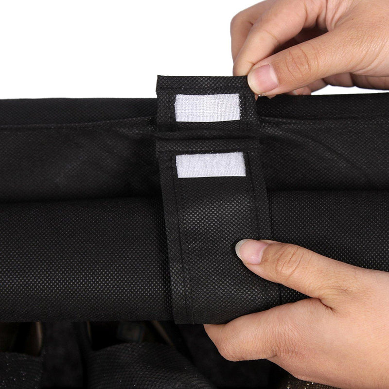 Scarpiera Salvaspazio 10 Ripiani 61,5x31x5x173,5 cm Rizzetti Nera