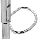 Set 2 Sgabelli Alti in Similpelle Imbottita Rizzetti Anshar Bianchi